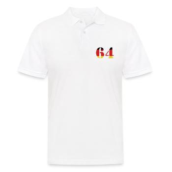 64 Numéro Jersey Allemagne - Polo Homme - blanc - Devant - Kai (181cm)