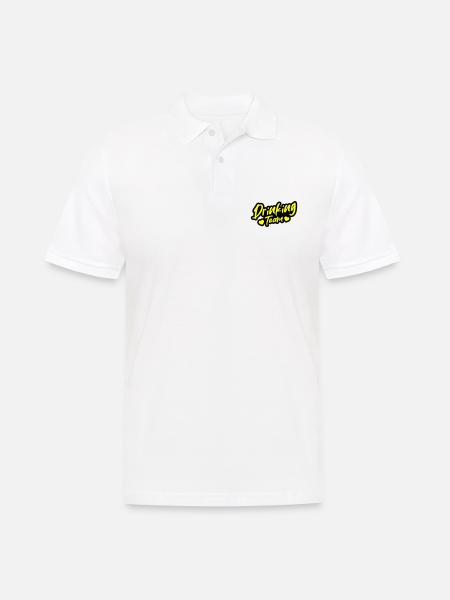 Drinking Team - Men's Polo Shirt - white