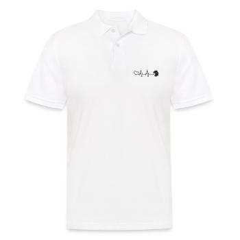 Indian head heartbeat - Men's Polo Shirt - white - Front - Kai (181cm)