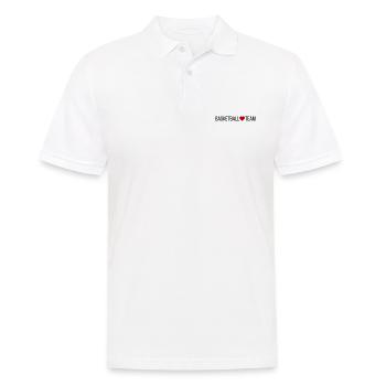 Basketball Team Herz - Männer Poloshirt - Weiß - Vorne - Kai (181cm)
