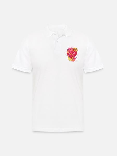 Love is the answer.. - Männer Poloshirt - Weiß