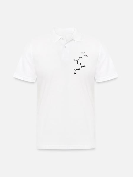 Bicycle Cycling Chain - Men's Polo Shirt - white