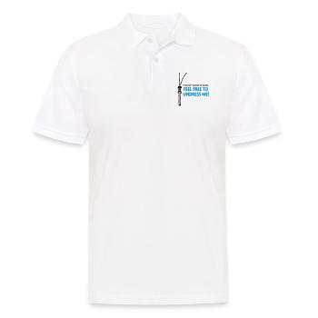 You do not like my clothes? Undress me! - Men's Polo Shirt - white - Front - Kai (181cm)