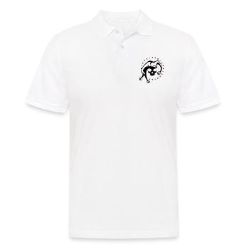 poker, crâne, crâne, joker - Polo Homme - blanc - Devant - Kai (181cm)