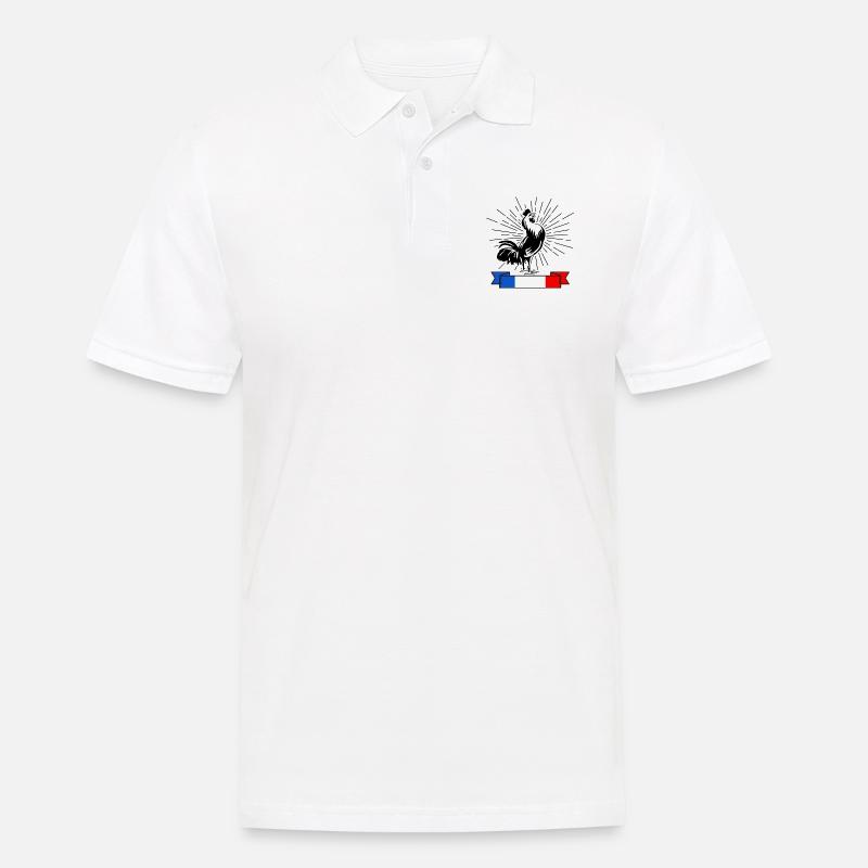Il gallo francese - Polo da uomo - bianco