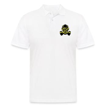 gasmaske - Männer Poloshirt - Weiß - Vorne - Kai (181cm)