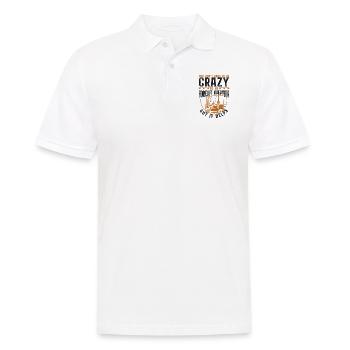 Certified Forklift Truck Operator - Men's Polo Shirt - white - Front - Kai (181cm)