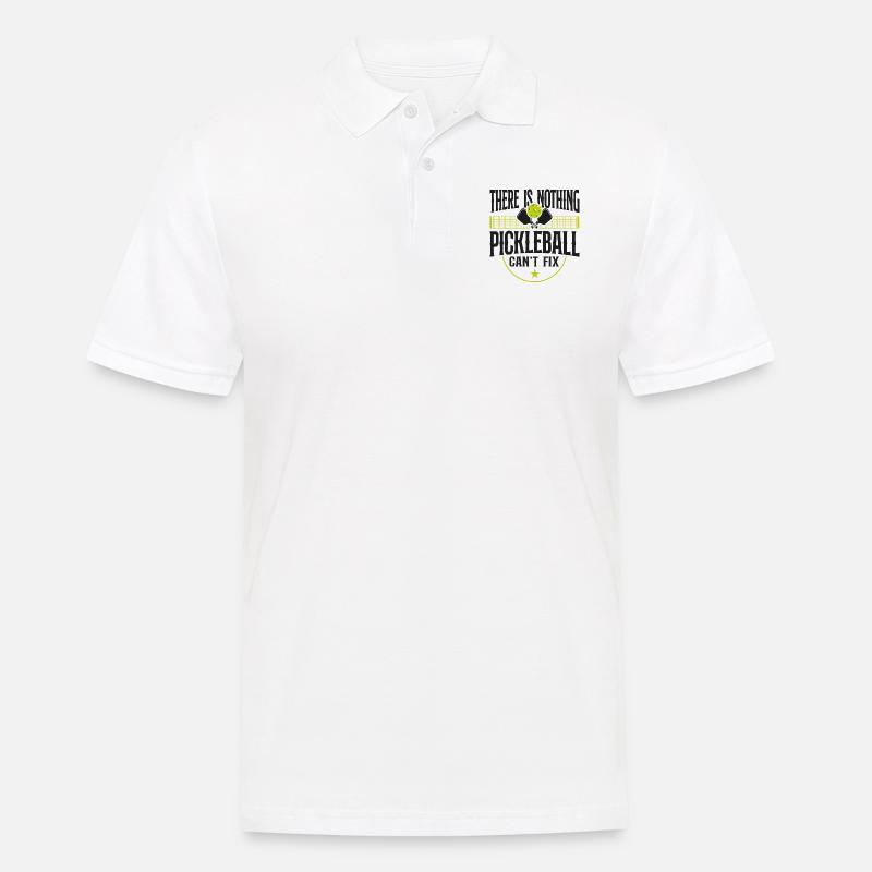 Pickleball There Is Nothing A - Männer Poloshirt - Weiß