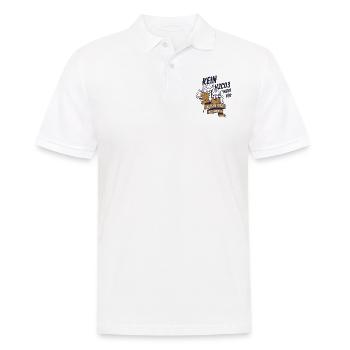 Kein H2CO3 mehr für Sprudeltrinker Bierspruch - Männer Poloshirt - Weiß - Vorne - Kai (181cm)