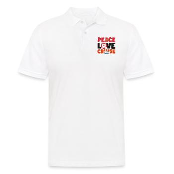 Bateau de croisière Vacances Fille Paix - Polo Homme - blanc - Devant - Kai (181cm)