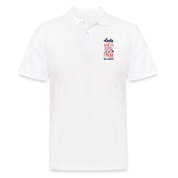 Accountant Bookkeeper Accounting - Men's Polo Shirt - white - Front - Kai (181cm)