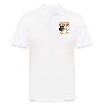 Trumpet Player Dad Father Retired - Männer Poloshirt - Weiß - Vorne - Kai (181cm)