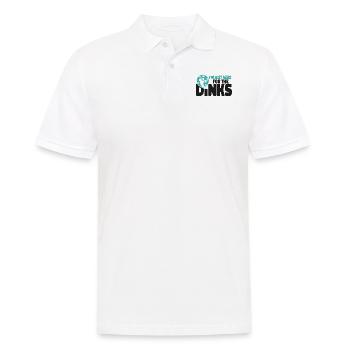 Pickleball Pun I'm Just Here For - Men's Polo Shirt - white - Front - Kai (181cm)