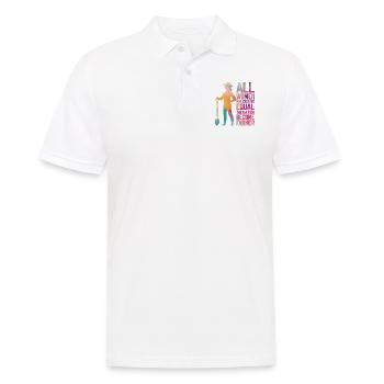 Farming Farmer Girl Female - Männer Poloshirt - Weiß - Vorne - Kai (181cm)