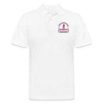 Farming Farmer Forget Glass - Men's Polo Shirt - white - Front - Kai (181cm)