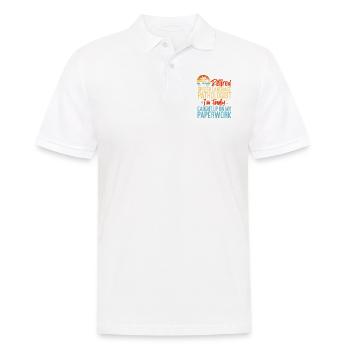 Speech Therapist Therapy Assistant - Men's Polo Shirt - white - Front - Kai (181cm)