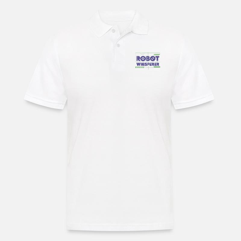 Robot Robotics Engineer Robot - Men's Polo Shirt - white