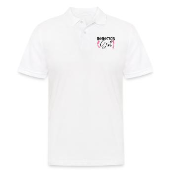 Robot Robotics Engineer Female - Men's Polo Shirt - white - Front - Kai (181cm)