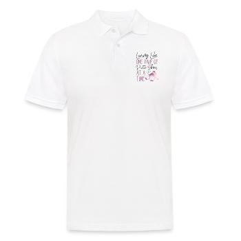 Ballet Dancer Dance Girl Ballerina - Men's Polo Shirt - white - Front - Kai (181cm)