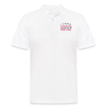 Cute Licensed Esthetician Skincare - Männer Poloshirt - Weiß - Vorne - Kai (181cm)