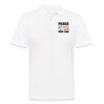 Cute Licensed Esthetician Skincare - Männer Poloshirt - Weiß - Vorne - Kai (181cm)