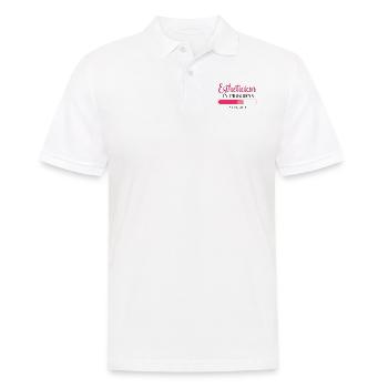 Cute Licensed Esthetician Skincare - Männer Poloshirt - Weiß - Vorne - Kai (181cm)