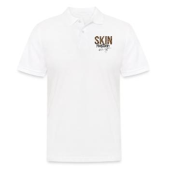 Soins de la peau d’esthéticienne agréée mignonne - Polo Homme - blanc - Devant - Kai (181cm)