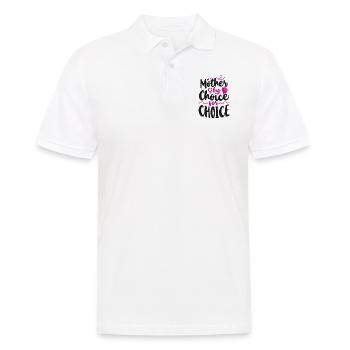 Mère féministe par choix pour - Polo Homme - blanc - Devant - Kai (181cm)