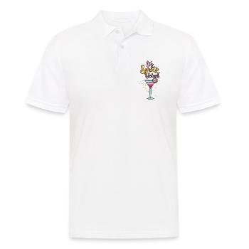 It's Spritz O'clock 4 - Men's Polo Shirt - white - Front - Kai (181cm)