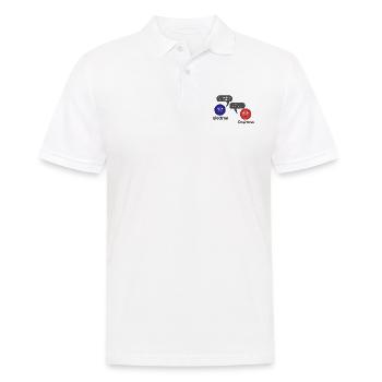 I Antimatter Electron Positron idée cadeau drôle - Polo Homme - blanc - Devant - Kai (181cm)