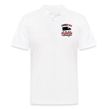 J'peux pas j'me barre en fourgon aménagé - Polo Homme - blanc - Devant - Kai (181cm)