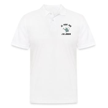 Je Peux Pas J'ai Jardin Cadeau De Jardinage - Polo Homme - blanc - Devant - Kai (181cm)