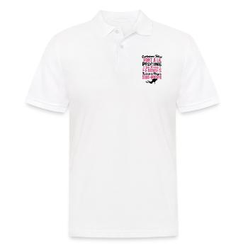 Les vraies femmes font de la plongée sous marine - Polo Homme - blanc - Devant - Kai (181cm)