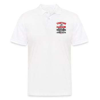 Tonton Et Danseur Comme Un Tonton Normal Plus Cool - Polo Homme - blanc - Devant - Kai (181cm)