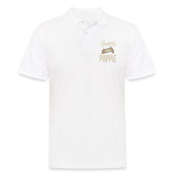 Happiness Poppie - Men's Polo Shirt - white - Front - Kai (181cm)