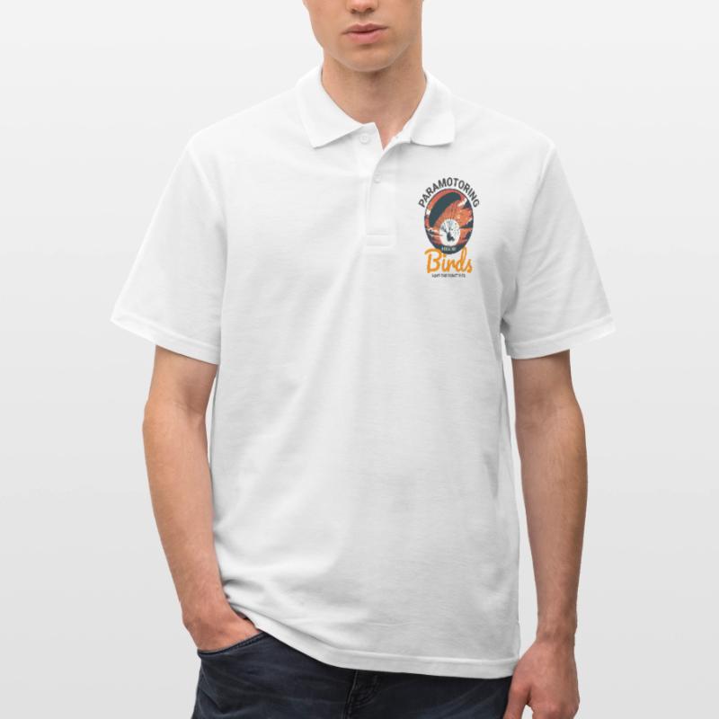 Paramotor Pilot Paramotoring Powered Paraglider Men's Polo Shirt