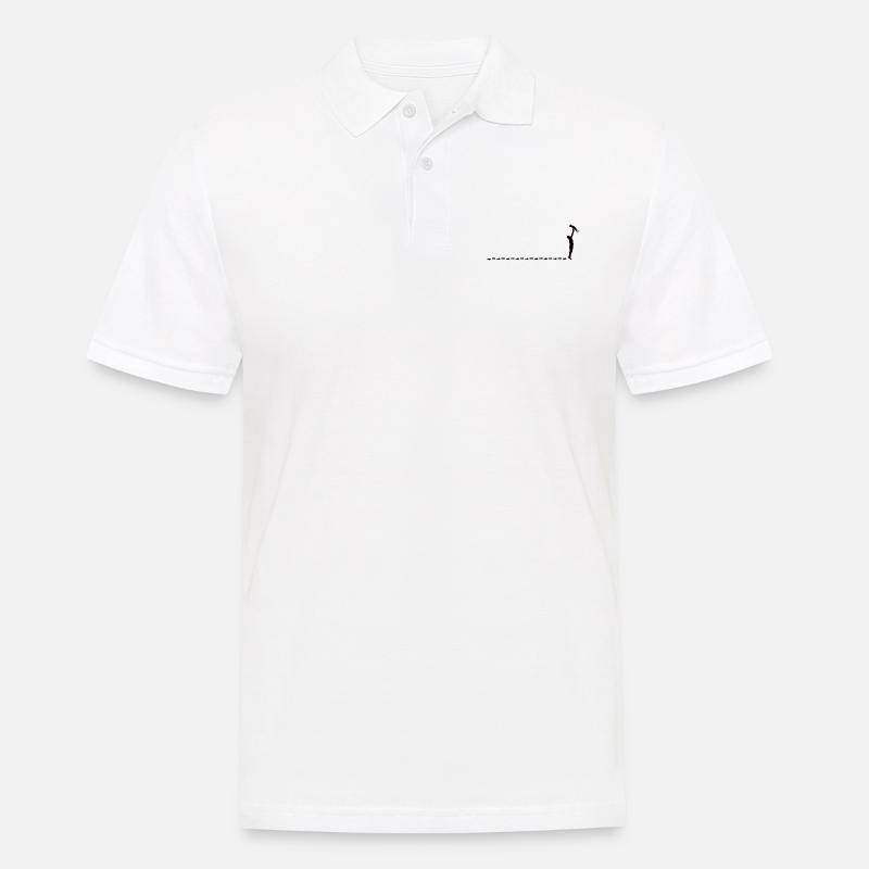Papa - Männer Poloshirt - Weiß