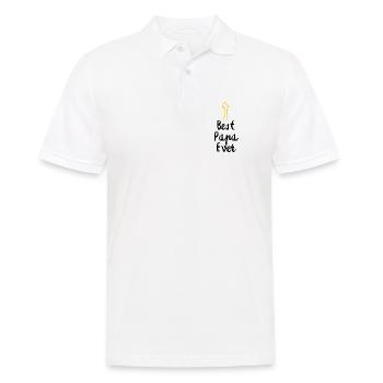 Best Papa Ever - Cadeau papa fête des pères - Polo Homme - blanc - Devant - Kai (181cm)