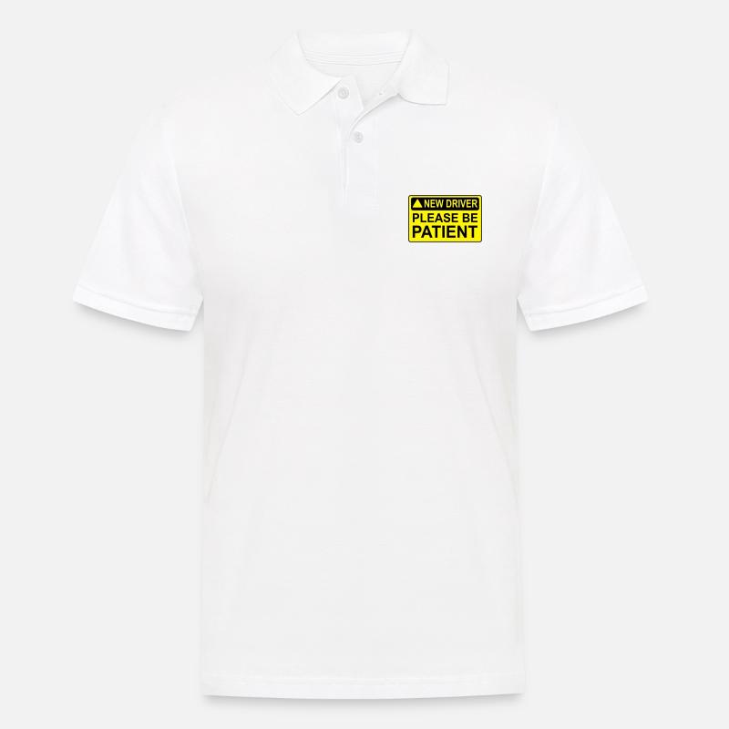 NEWDRIVER2 - Männer Poloshirt - Weiß