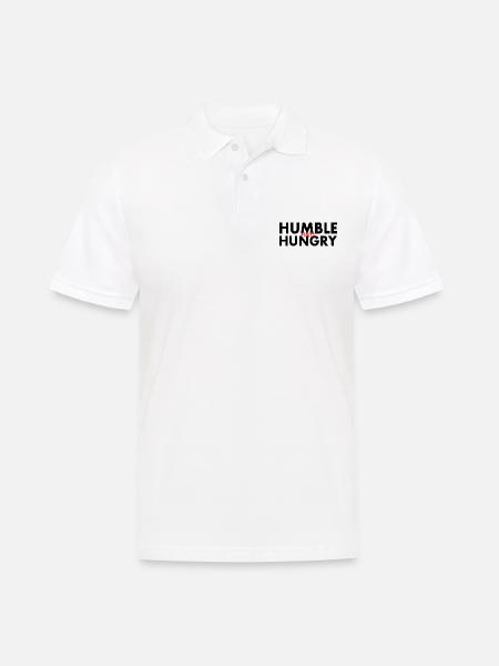 Humble and hungry - Men's Polo Shirt - white