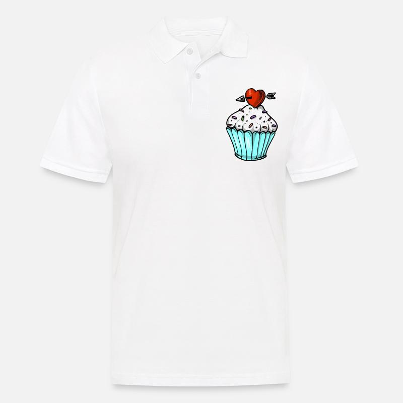 cupcake - Men's Polo Shirt - white