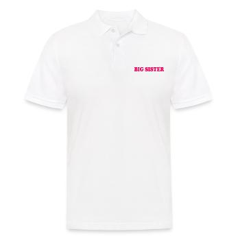 Big sister - Männer Poloshirt - Weiß - Vorne - Kai (181cm)