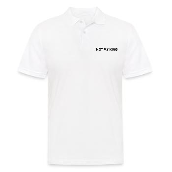 Not my king - Polo Homme - blanc - Devant - Kai (181cm)