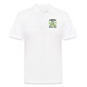 Je ne suis pas retraité je suis jardinier - Polo Homme - blanc - Devant - Kai (181cm)