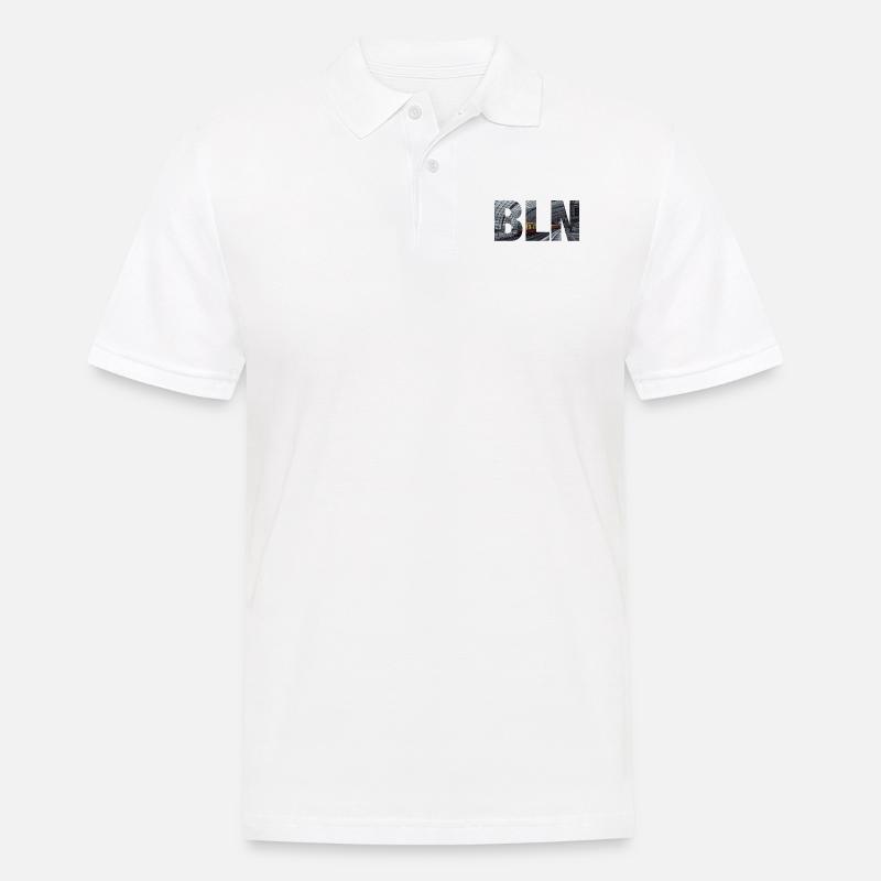 Berlin BLN 030 S-Bahn Geschenk - Männer Poloshirt - Weiß