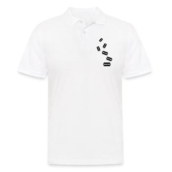 Razor Blade Icon Icon - Men's Polo Shirt - white - Front - Kai (181cm)