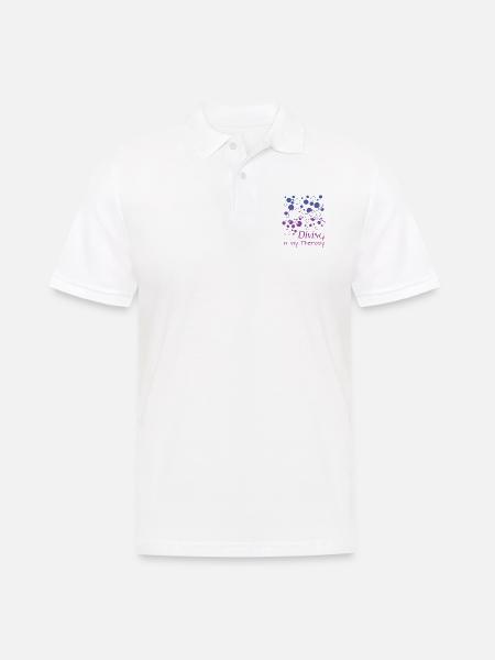 Diving diving - Männer Poloshirt - Weiß