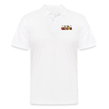 Softball Noël Joueur de softball Cadeau de fête de Noël - Polo Homme - blanc - Devant - Kai (181cm)
