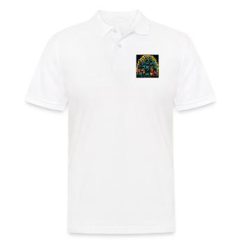 Monster - Männer Poloshirt - Weiß - Vorne - Kai (181cm)