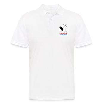 My world is better Vr Brille - Männer Poloshirt - Weiß - Vorne - Kai (181cm)